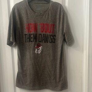 Gray Graphic T-Shirt UGA dawgs